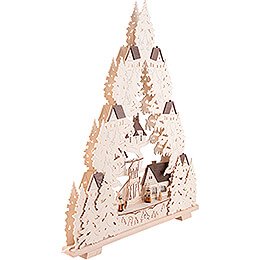 Light Triangle - Seiffen Church - 52x65,5 cm / 20.5x25.8 inch
