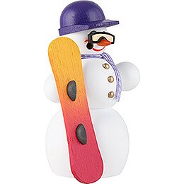 Smoker - Snowman Snowboarder - 13 cm / 5.1 inch