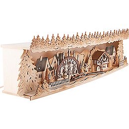 Illuminated Stand Christmas Idyll with Candle Arch - 75x20x15 cm / 29.5x7.9x5.9 inch
