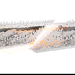 Illuminated Stand - Deer in the Forest - 58x18 cm / 22.8x7.1 inch