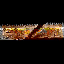 Schwibbogenerhhung Winterkinder - 76x18,5 cm