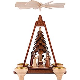 1-Tier Christmas Pyramid - Nativity Scene - 29 cm / 11 inch