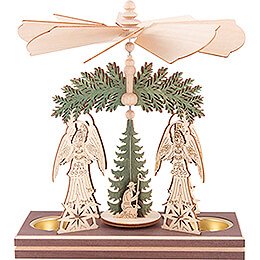 1-Tier Pyramid - Angels - Nativity - 20 cm / 7.9 inch