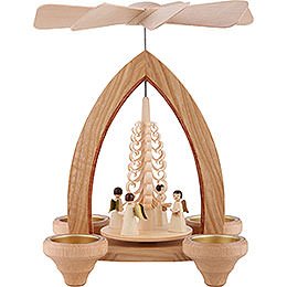 1 - Tier Pyramid  -  Angels  -  Natural  -  26cm / 10.2 inch