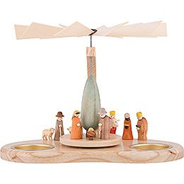 1-Tier Pyramid - Miniature Nativity - 17 cm / 6.7 inch