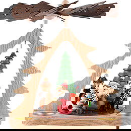 1-Tier Pyramid - Santa Claus Colored - 28 cm / 11 inch