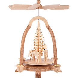 1-Tier Pyramid with Deer - 24 cm / 9.4 inch