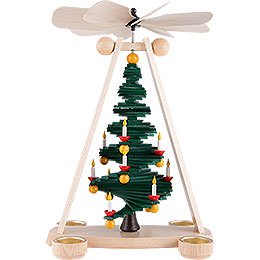 1-Tier Pyramid with Level Christmas Tree - 40 cm / 15.7 inch