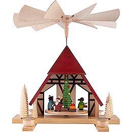1-stckige Pyramide Kinderweihnacht  - 29 cm