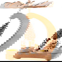 1-stckige Pyramide Sternsnger - 25 cm
