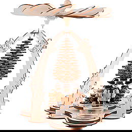 1-stckige Pyramide Waldfiguren - 24 cm