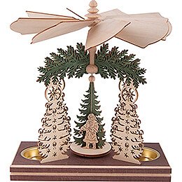 1-stöckige Pyramide Christbaum - Heiliger Abend - 20 cm