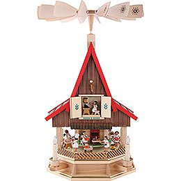 2 - Tier Adventhouse Angel's Bakery Electrically Driven by Richard Glsser -  53cm / 21 inch