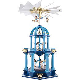 2 - Tier Pyramid  -  Eleven Angels, Colored  -  55cm / 21.7 inch