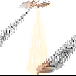 3-stckige Dompyramide ohne Bestckung - 135 cm