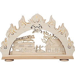 3D Candle Arch - Fire Fighter - 52x32 cm / 20.5x12.6 inch