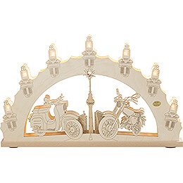 3D Candle Arch - Moped - 52x32 cm / 20.5x12.6 inch