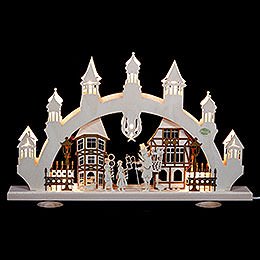 3D Candle Arch - Old Town - 47x31x6cm - 18,5x12x2,4 inch