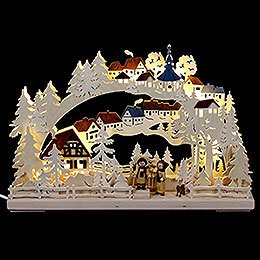 3D Candle Arch  -  Winter Hike  -  43x30cm / 17x12 inch