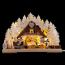 3D Double Arch - Christmas Bakery - 44x29x7 cm / 17x11x3 inch