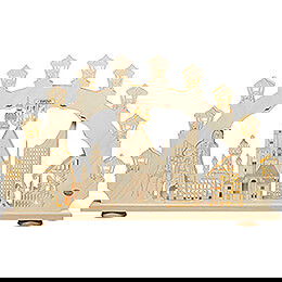 3D-Schwibbogen Leipzig - 66x40 cm