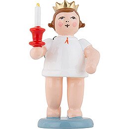 Advent Angel with Crown and Candle - 6,5 cm / 2.6 inch