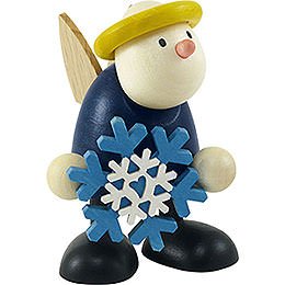 Angel Hans with Snow Flake - 7 cm / 2.8 inch