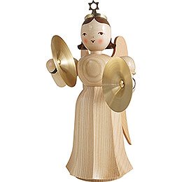 Angel Long Pleaded Skirt with Cymbal - Natural - 22 cm / 8.7 inch
