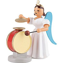 Angel Long Pleated Skirt Cymbal Drum, Colored - 6,6 cm / 2.6 inch