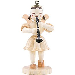 Angel Short Skirt with Clarinet, Natural  -  6,6cm / 2.6 inch