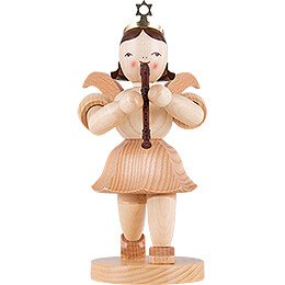 Angel Short Skirt with Recorder, Natural - 20 cm / 7.9 inch