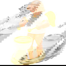 Angel White/Gold with Bass Drum - 6,0 cm / 2 inch