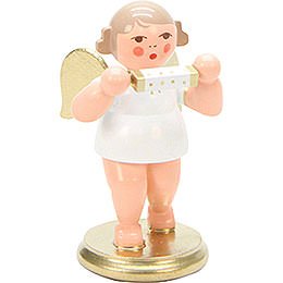 Angel White/Gold with Harmonica - 6,0 cm / 2 inch
