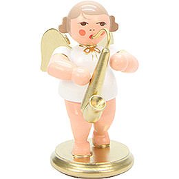 Angel White/Gold with Saxophone - 6,0 cm / 2 inch