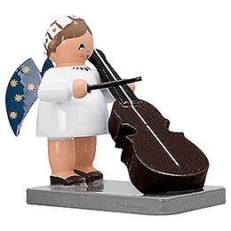 Angel with Bass  -  5cm / 2 inch