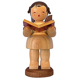 Angel with Book - Natural Colors - Standing - 9,5 cm / 3,7 inch