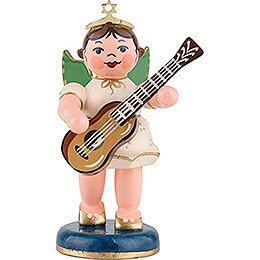 Angel with Classical Guitar  -  6,5cm / 2,5 inch