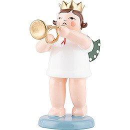 Angel with Crown and Cornet - 6,5 cm / 2.6 inch