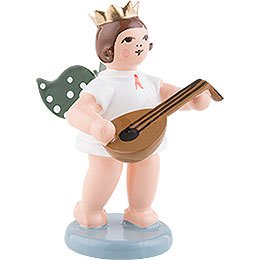 Angel with Crown and Lute - 6,5 cm / 2.5 inch