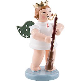 Angel with Crown and Old Oboe  -  6,5cm / 2.5 inch