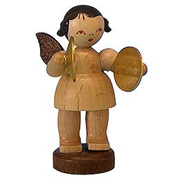 Angel with Cymbal - Natural Colors - Standing - 6 cm / 2,3 inch