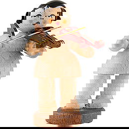 Angel with E-Violin - Natural Colors - Standing - 6 cm / 2.4 inch
