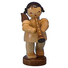 Angel with Oboe - Natural Colors - Standing - 6 cm / 2,3 inch