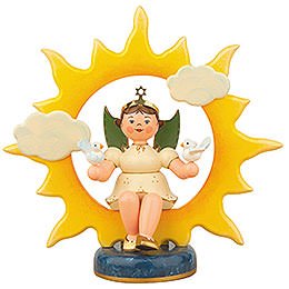 Angel with Sun and Doves - 20 cm / 8 inch