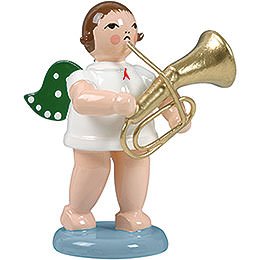 Angel with Tenor Horn - 6,5 cm / 2.5 inch