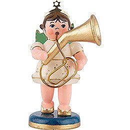 Angel with Tenor Horn - 6,5 cm / 2,5 inch