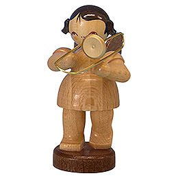 Angel with Trombone - Natural Colors - Standing - 6 cm / 2,3 inch