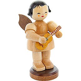 Angel with Ukulele - Natural Colors - 9,5 cm / 3.7 inch