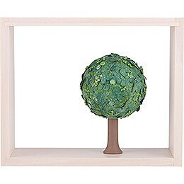 Apple Tree in Frame - without  Figurines - Summer - 13,5 cm / 5.3 inch