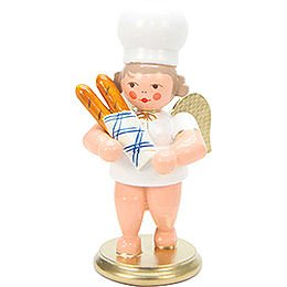 Baker Angel with Baguette - 7,5 cm / 3 inch